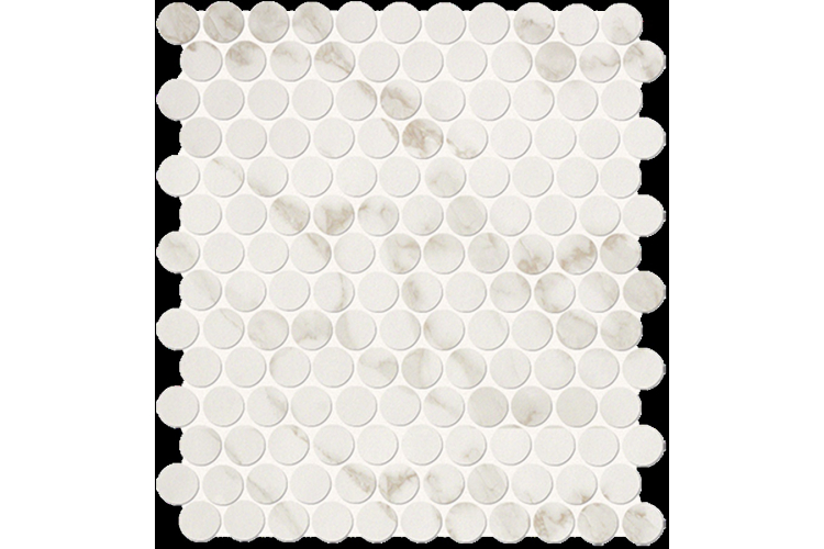 ROMA DIAMOND CALACATTA ROUND GRES MOSAICO 29.5x32.5 FNJB (мозаїка) зображення 1