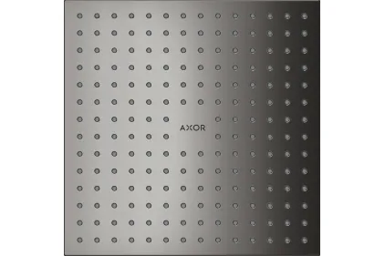 Верхній душ Axor 250х250 1jet монтаж зі стелі, Polished Black Chrome (35309330)
