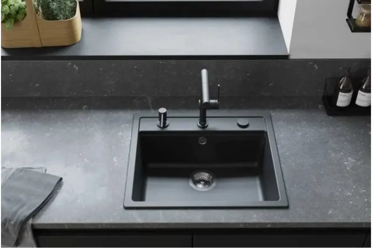 Кухонна мийка S520-F510 на стільницю 550x490 Concretegrey (43359170) image 3