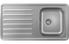 Кухонна мийка S4111-F340 на стільницю 915х505 з сифоном (43340800) Stainless Steel зображення 1