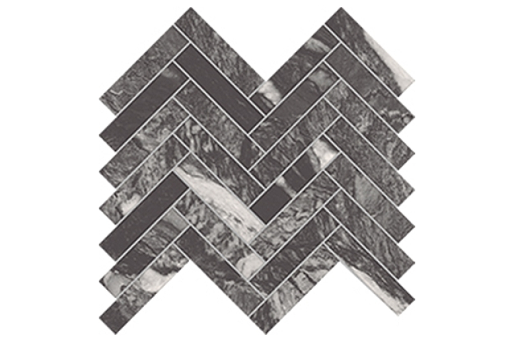 MOSAICO DOMINO SOFT M BLACK 24.5x27.8 (мозаїка)  image 1