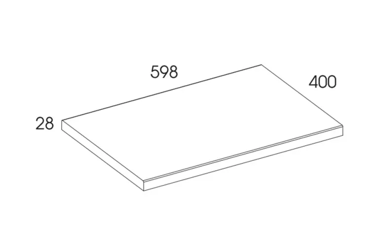 Стільниця Kwadro Plus 60х40 classic oak 166871 зображення 5