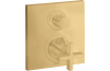 Термостат на 2 споживачі Axor Citterio-Cross прихованого монтажу Brushed Gold Optic 39725250 зображення 1