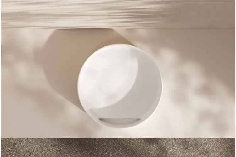 Умивальник Xuniva Evo S SmartClean HygieneEffect накладний без переливу 400х400 мм, White (63005450) зображення 3