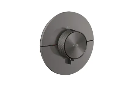 Термостат прихованого монтажу ShowerSelect ID Round HighFlow, Brushed Black Chrome (36759340)