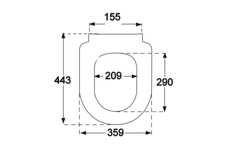 ARCHITECTURA VITA ViCare Сидіння на унітаз з функцією SoftClosing та QuickRelease (9M51B101) зображення 3