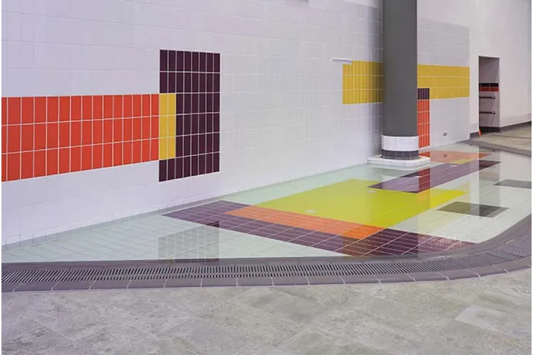 AQUA ROJO N LISO SMOOTH 11,9x24,4x0,8 122 G1 (гладка плитка для басейну) image 3