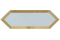 ECLIPSE SKY BLUE GOLD BISEL 10x30 декор (плитка настінна)