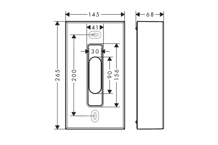 Диспенсер для рушників 6,2 х 14,5 x 26,5 см Axor Universal Circular, Brushed Black Chrome (42873340) image 2