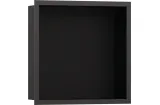 XtraStoris Individual MB Настінна ніша з рамкою 30х30х10см Brushed Black Chrome (56098340)