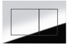Панель змиву TECEnow з двома клавішами, хром глянець (9240401) зображення 1