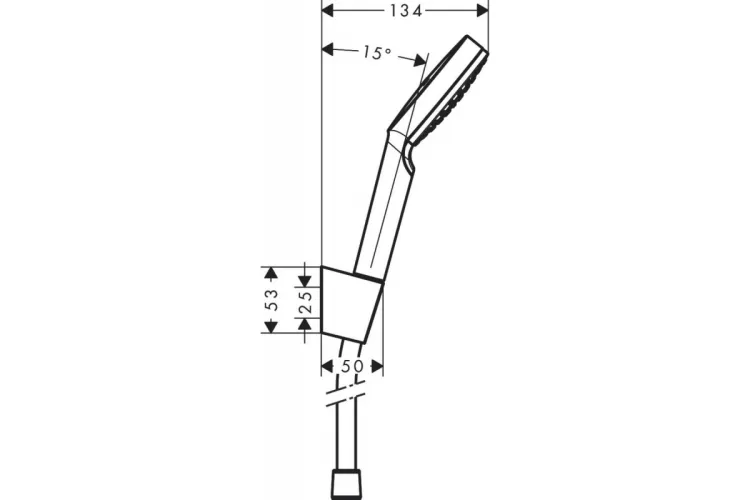 Душовий набір Crometta 100 1Jet Porter 1.25 м (26690400) image 6