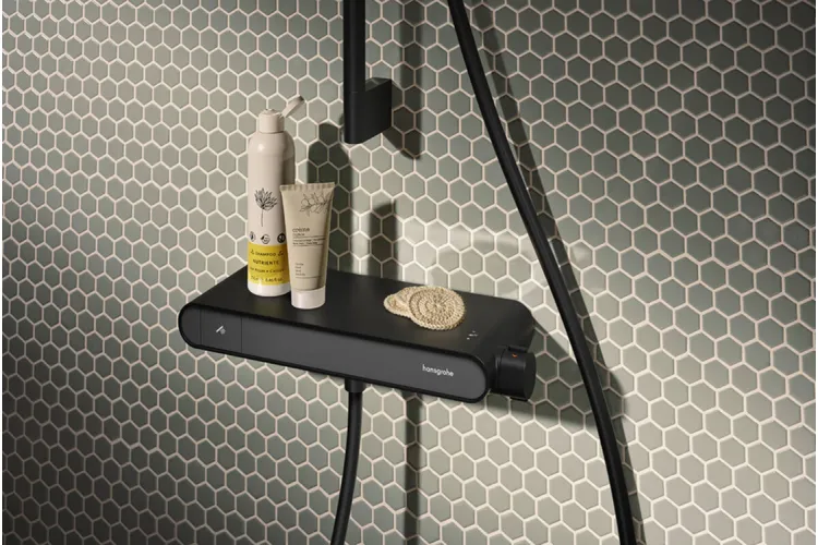 Термостат ShowerTablet Select 360 мм для душу, Matt Black (13158670) зображення 2