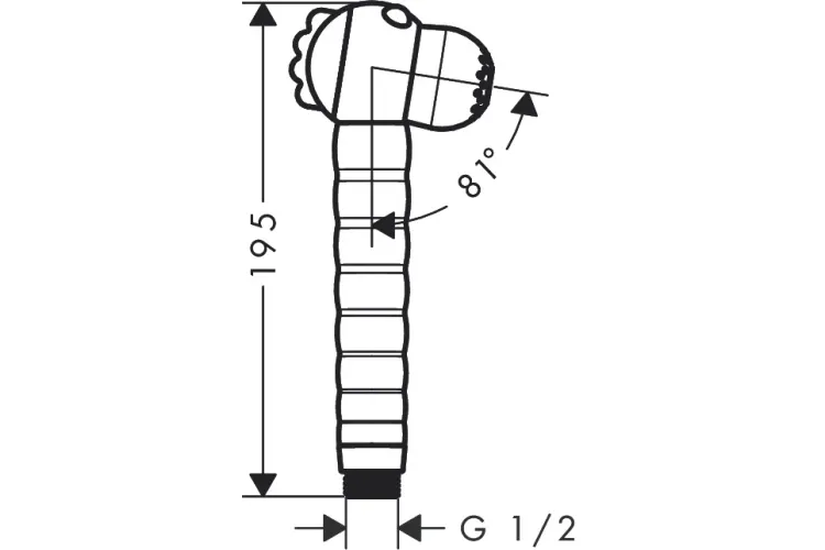 Ручний душ дитячий Jocolino 2Jet crocodile (28788570) зображення 3