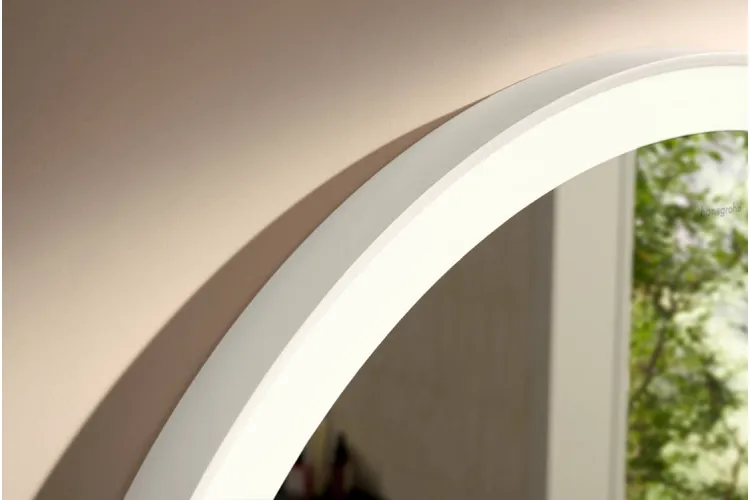 Xarita Lite S кругле дзеркало із LED підсвіткою по периметру 700/30 Matt White (54966700) зображення 4