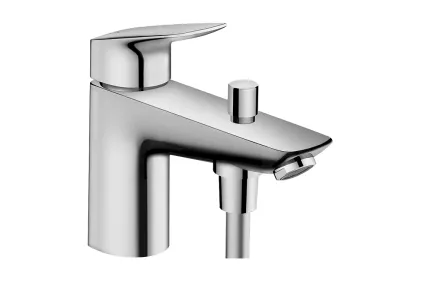 Змішувач Logis врізний на край ванни 1 отвір Monotrou 2 Flow, Chrome (71315000)