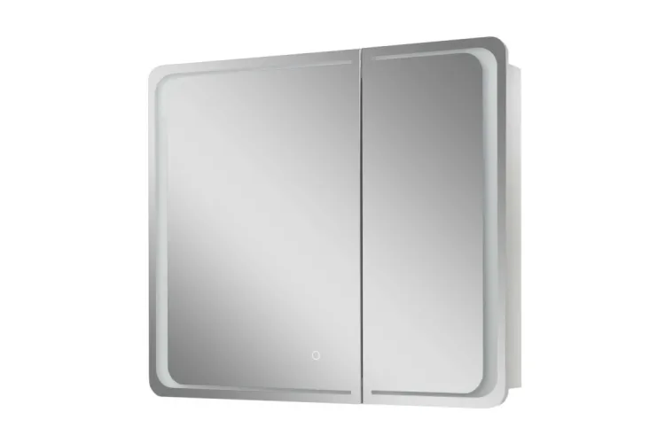 Дзеркальна шафа Vivace білий Z-80 з LED підсвіткою touch control зображення 1
