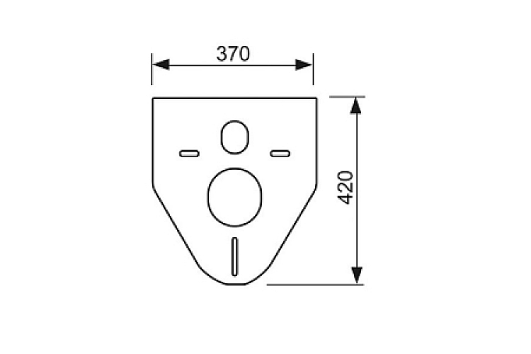 Прокладка звукоізолююча для підвісних унітазів TECE (9200010) зображення 2
