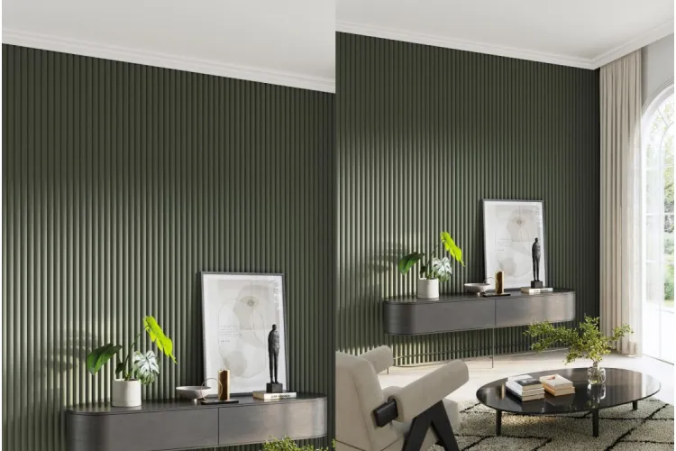 Стінова панель FITWALL, WILLOW VELVET GREEN 129.5x329 (100293347) зображення 2