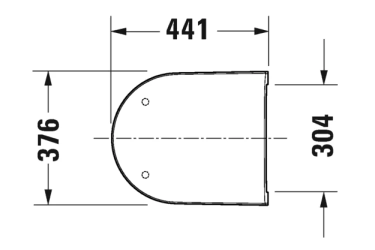 D-NEO Унітаз підвісний Rimless 54 см 2577090000 + сидіння 0021690000 (45770900A1) image 5