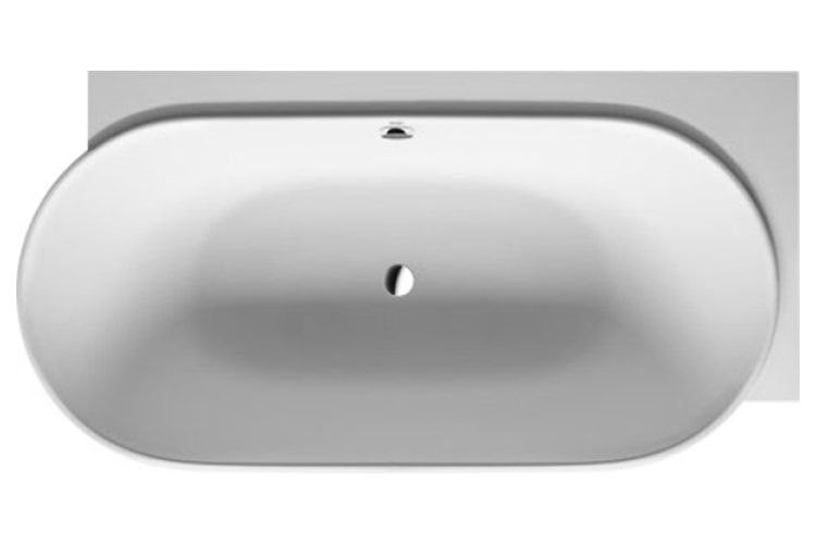 Купити LUV Ванна пристінна 180x95 см правостороння з ніжками та панеллю, DuraSolid® (700432000000000) фото №1