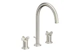 Змішувач Axor Archivio 190 Cross для умивальника на 3 отвори, Stainless Steel Optic 34027800