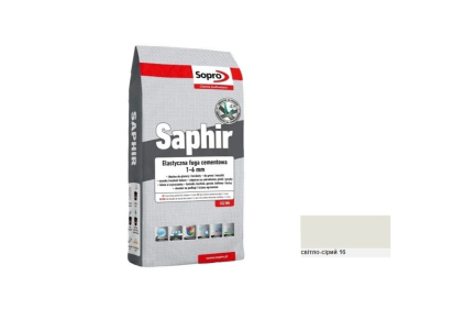 Затирка для швів SOPRO SAPHIR №9501 Світло-сірий (16) 3 кг