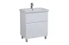 Тумба ЕЛІТ 70 см з умивальником Еліт, білий мат (підлогова) image 1