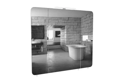 Дзеркальна шафа РОМА 85 см без підсвічування