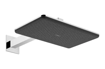 Верхній душ Raindance Alive Q 340/210 2jet EcoSmart з тримачем Chrome (24551000)