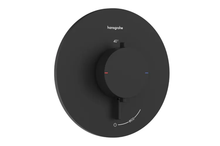 Термостат прихованого монтажу Ecostat Comfort S на 1 функцію, Matt Black (33714670) зображення 1