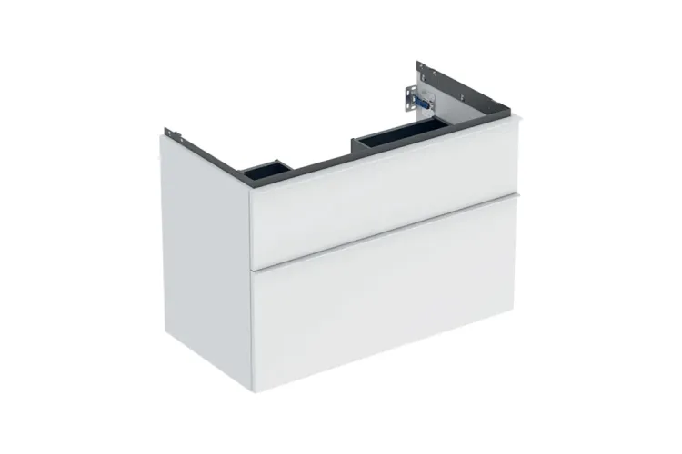 Тумба під умивальник ICON 90 см, 2 шухляди, білий матовий (502.305.01.3) image 1