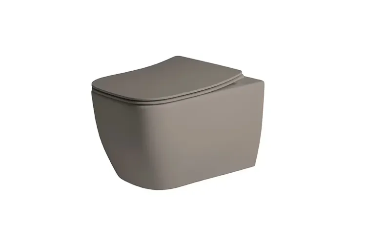 LOUNGE, Унітаз підвісний, з кріпленням, taupe matt (700036430) зображення 1