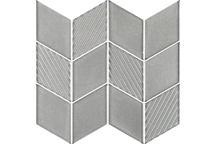 UNIWERSALNA MOZAIKA SZKLANA SILVER RHOMBUS 20.5х23.8 (мозаїка) image 1