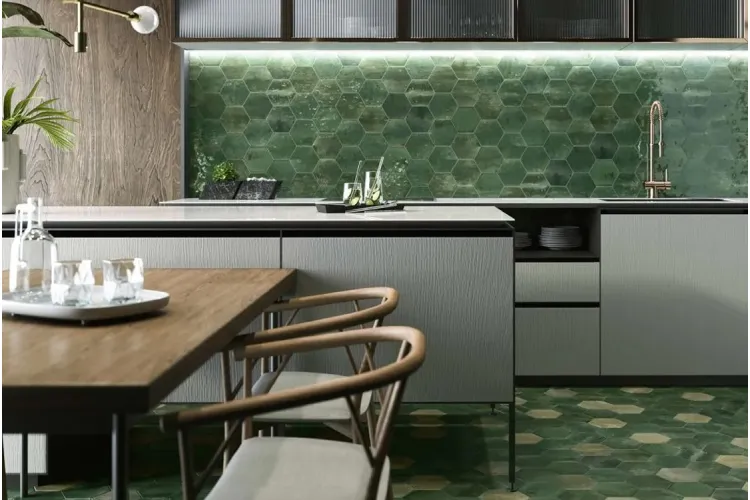 HOPE HEX OLIVE MAT 15х17.3 (плитка для підлоги і стін) зображення 2