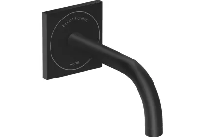 Змішувач AXOR Uno 165 для умивальника зі стіни електронний 230V, Matt Black (38119670)