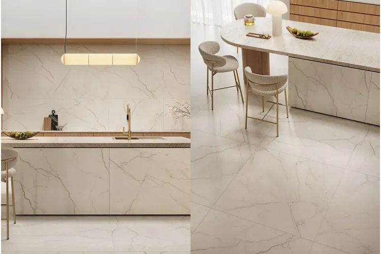 ARCADIA STONE WHITE MATT RECT 59.8х59.8 (плитка для підлоги і стін) зображення 2