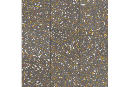 TERRAZZO ANTHRACITE NATURAL 60x60 (59.2x59.2) (плитка для підлоги і стін)