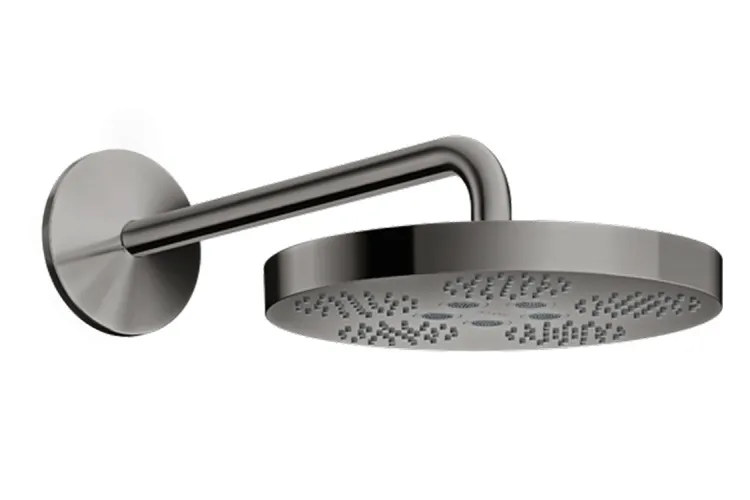 Верхній душ Axor One 280 1jet зі стіновим кронштейном, Polished Black Chrome (48491330) зображення 1