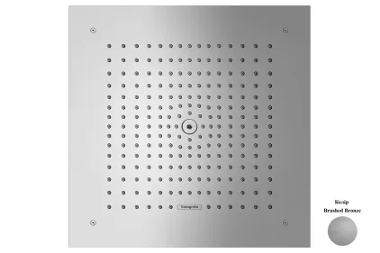 Верхній душ  Raindance E 400х400 1jet вбудований, Brushed Bronze (26252140)