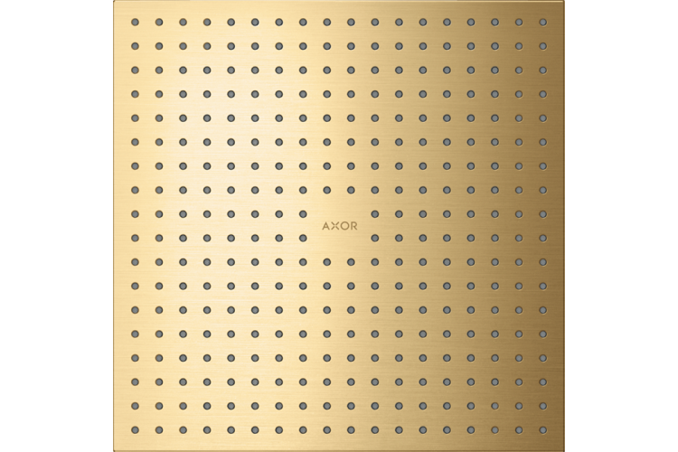 Верхній душ Axor 300X300 1jet вбудований Brushed Gold Optic (35317250) зображення 1