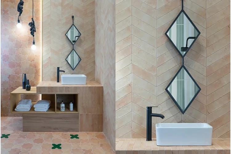 ARGILE CHEVRON TIERRA 24,3x6,9 (плитка для підлоги і стін) зображення 3