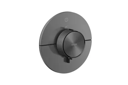 Термостат прихованого монтажу ShowerSelect ID Round на 1 функцію, Brushed Black Chrome (36756340)