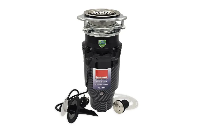 Подрібнювач харчових відходів Slim з пневматичним перемикачем WDU-1ASEU-CARB зображення 2