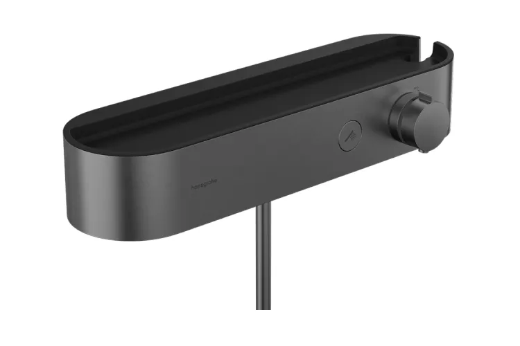 Термостат ShowerTablet Select 400 мм для душу Brushed Black Chrome (24360340) зображення 1