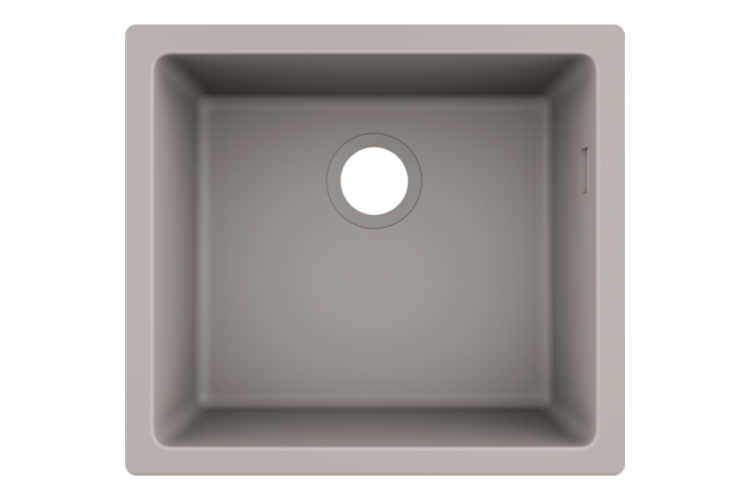 Кухонна мийка S510-U450  під стільницю 500х450 Concretegrey (43431380) image 1