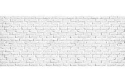 Стінова панель FITWALL,  MATTONI BIANCO HORIZONTAL 322x130 (100318235)