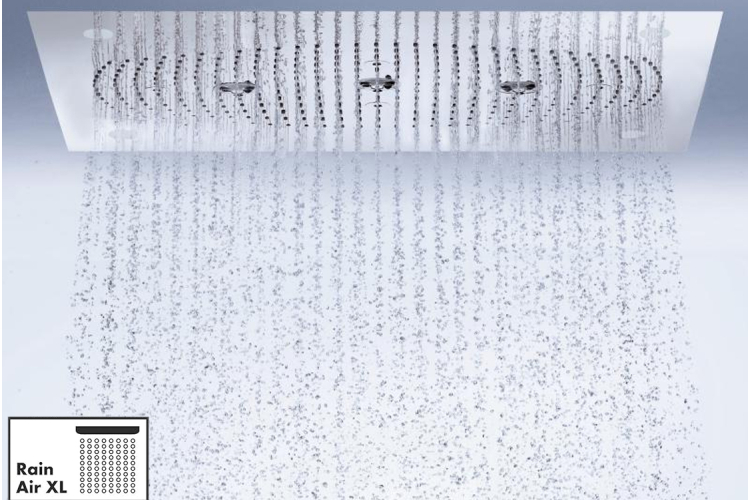 Верхній душ Raindance Rainmaker 680х460 3jet з підсвіткою, хром (28418000) зображення 4