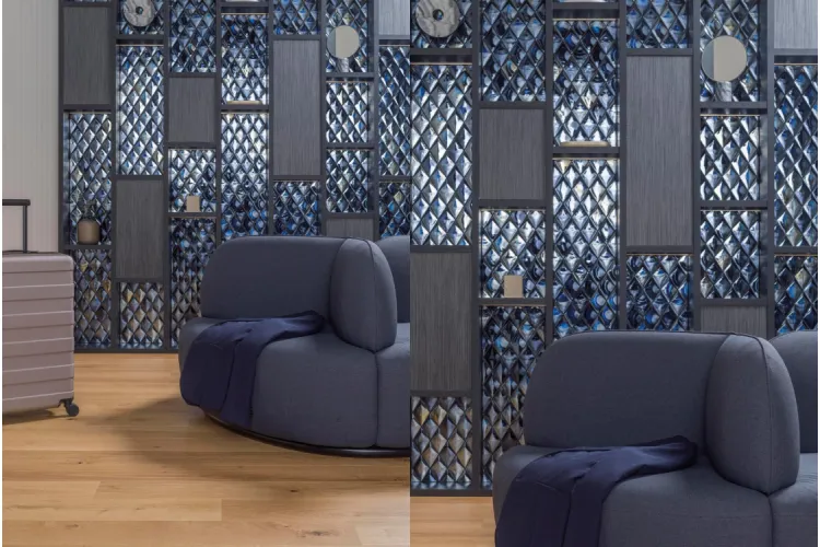 G136 OPAL BLUE 31.2x24x0.55/0.96 (мозаїка) зображення 3