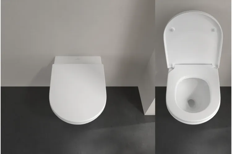 SUBWAY 3.0 Унітаз підвісний Rimless TwistFlush 56 см White Alpin AntiBac CeramicPlus (4670T0T2) зображення 3